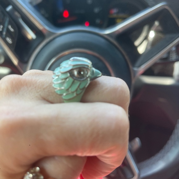 Kurt Geiger London Turquoise Eagle Ring 💎 - Picture 6 of 10